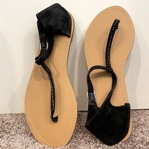 NWOT Old Navy Beaded Black Sandals